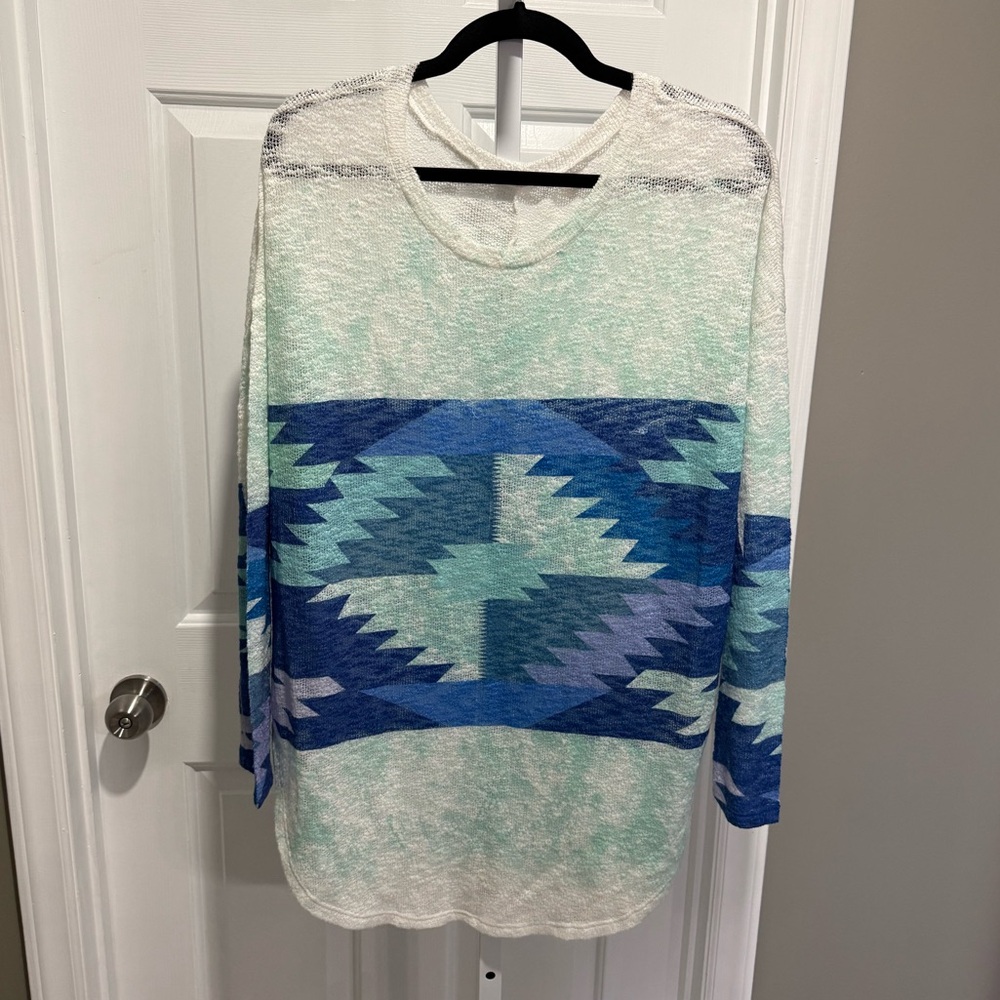 Geometric Patterned Sweater - image 1